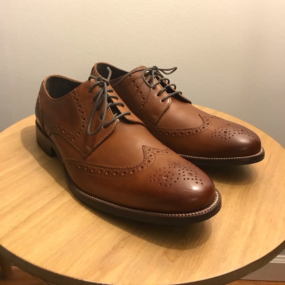 New Cole Haan Benton Leather Wingtip II size 9